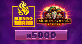 Mighty Symbols: Jokers Burning Board
