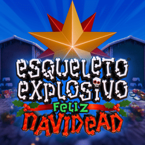 Esqueleto Explosivo Feliz Navidead